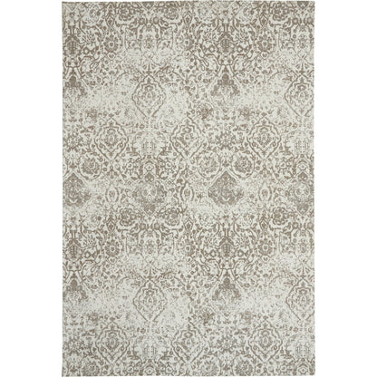 Tapis contemporain Nourison Damas vieilli