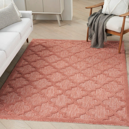 Tapis Nourison Easy Care intérieur/extérieur à motif treillis marocain