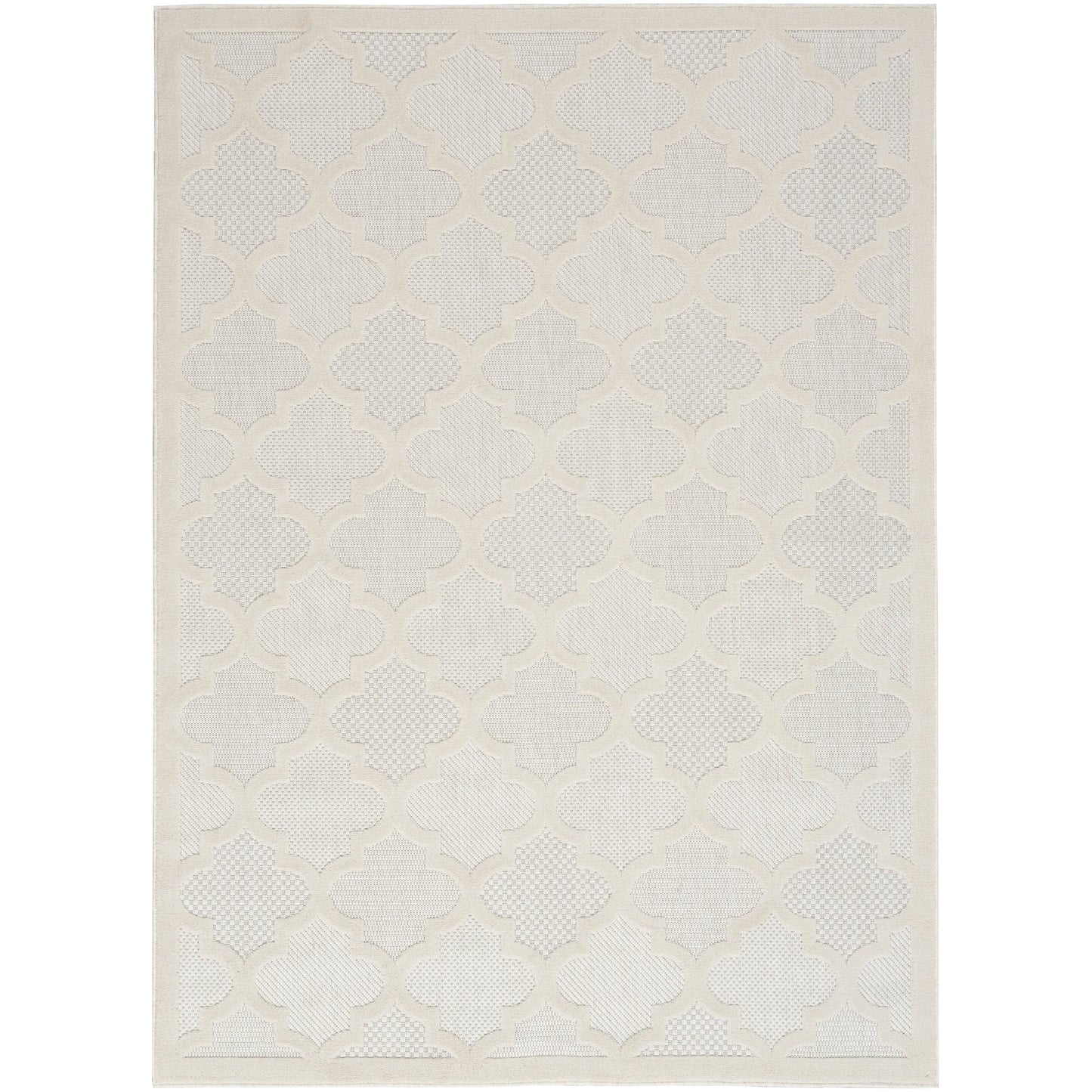 Tapis Nourison Easy Care intérieur/extérieur à motif treillis marocain