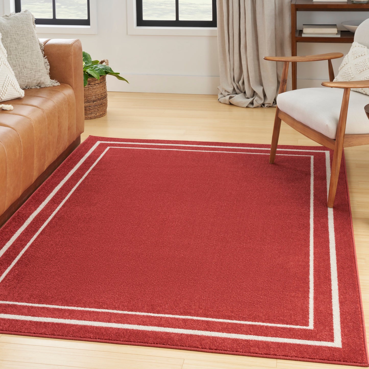 Tapis d'intérieur/extérieur uni Nourison Essentials