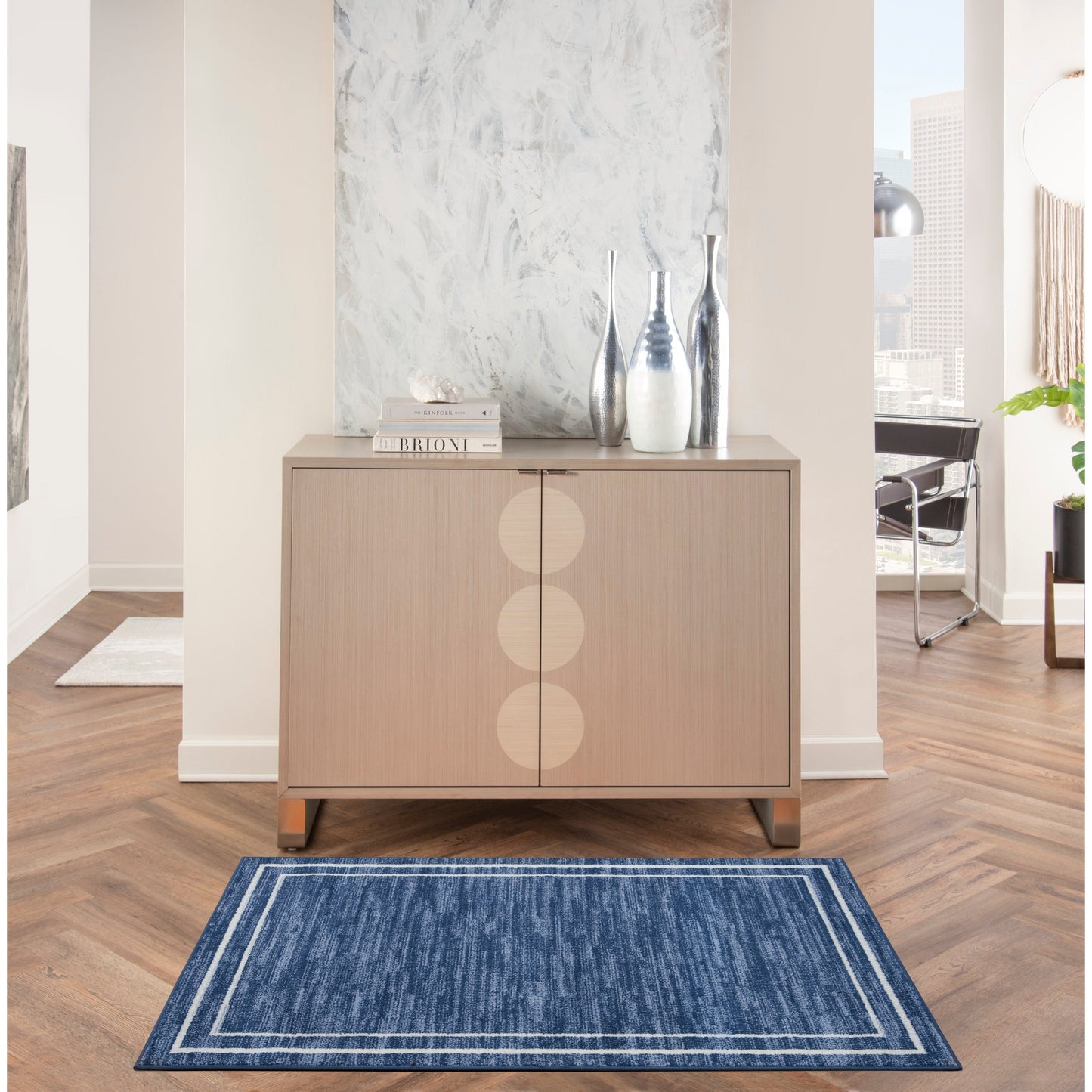 Tapis d'intérieur/extérieur uni Nourison Essentials
