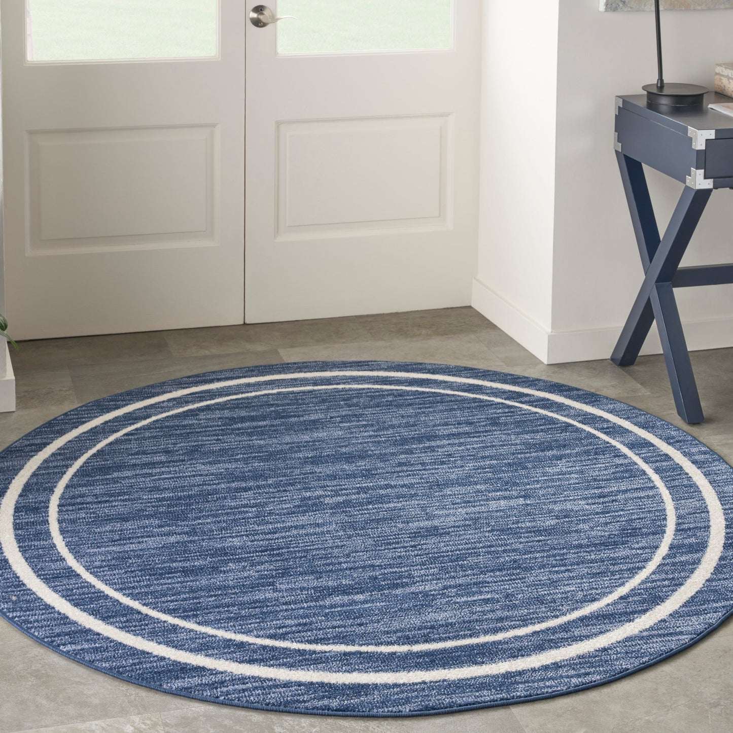 Tapis d'intérieur/extérieur uni Nourison Essentials