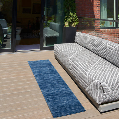 Tapis d'intérieur/extérieur contemporain uni Nourison Essentials