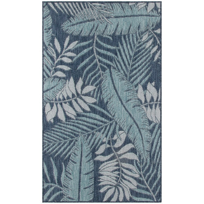 Tapis d'intérieur/extérieur Nourison Garden Oasis, inspiré par la nature