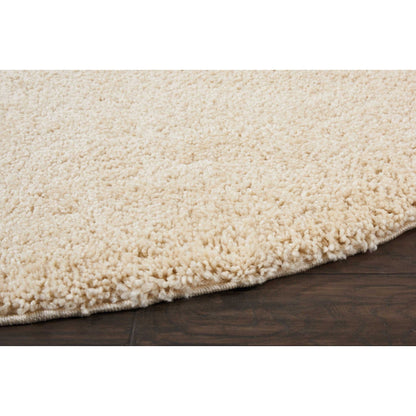 Tapis Nourison Malibu Shag moderne en peluche unie