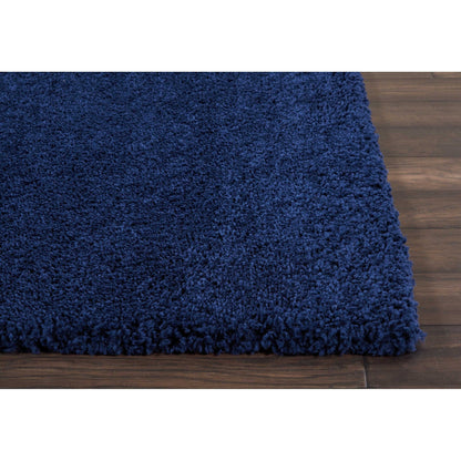 Tapis Nourison Malibu Shag moderne en peluche unie