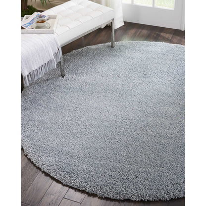 Tapis Nourison Malibu Shag moderne en peluche unie