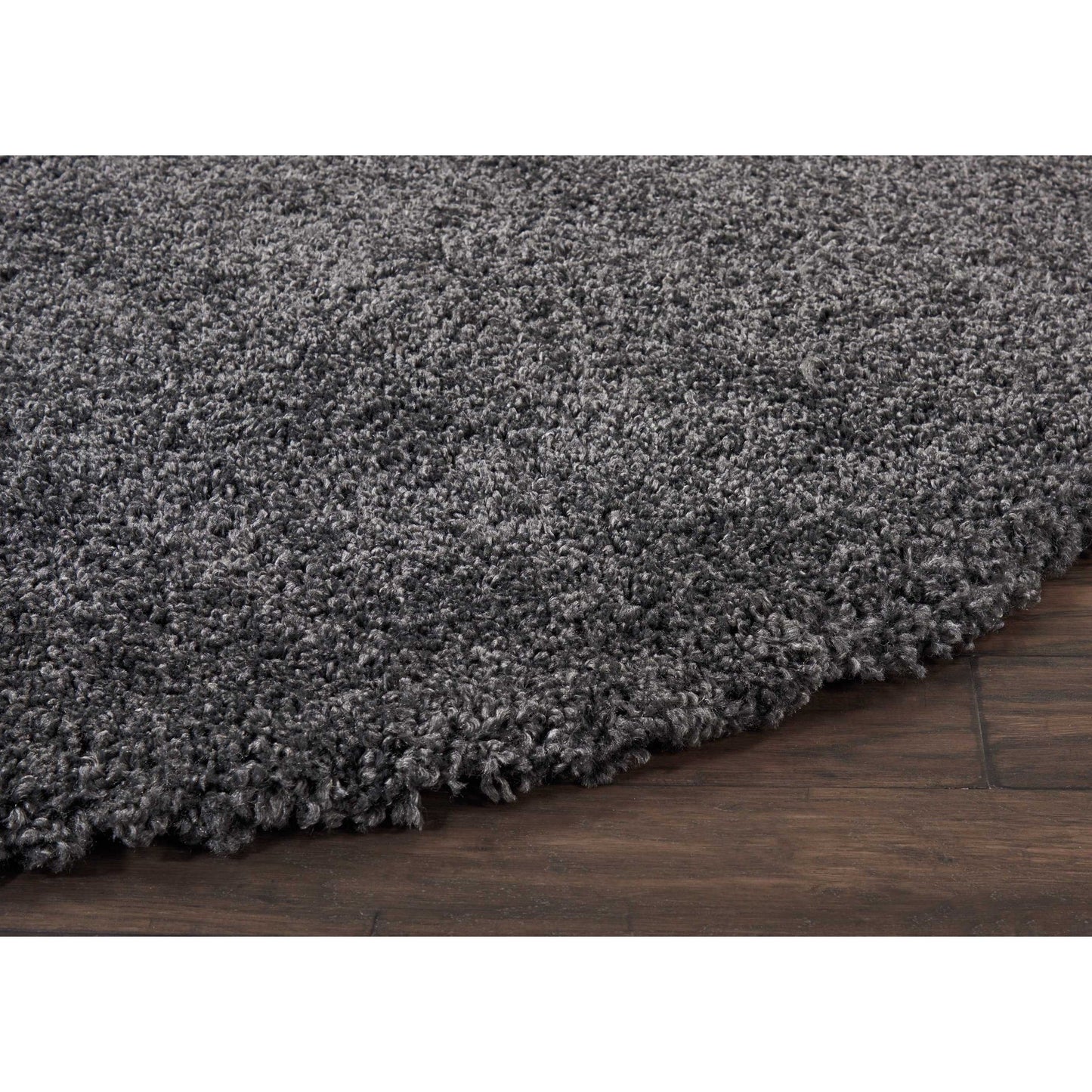 Tapis Nourison Malibu Shag moderne en peluche unie