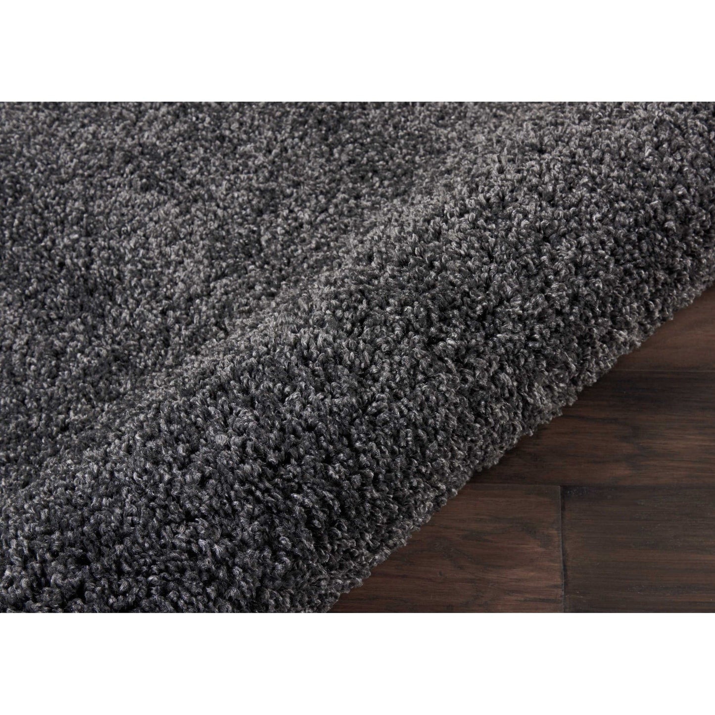 Tapis Nourison Malibu Shag moderne en peluche unie