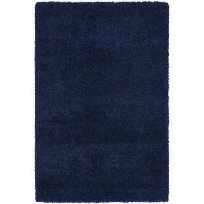 Tapis Nourison Malibu Shag moderne en peluche unie