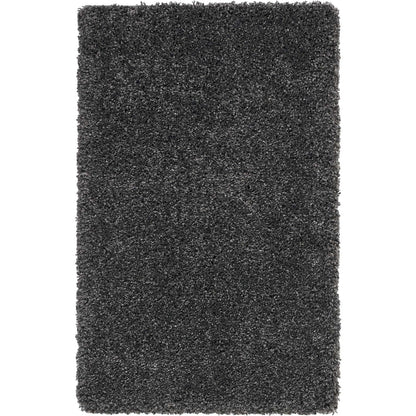 Tapis Nourison Malibu Shag moderne en peluche unie
