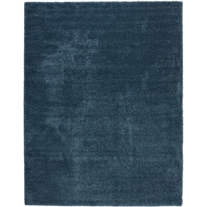 Tapis Nourison Malibu Shag moderne en peluche unie