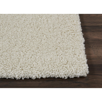 Tapis Nourison Malibu Shag moderne en peluche unie