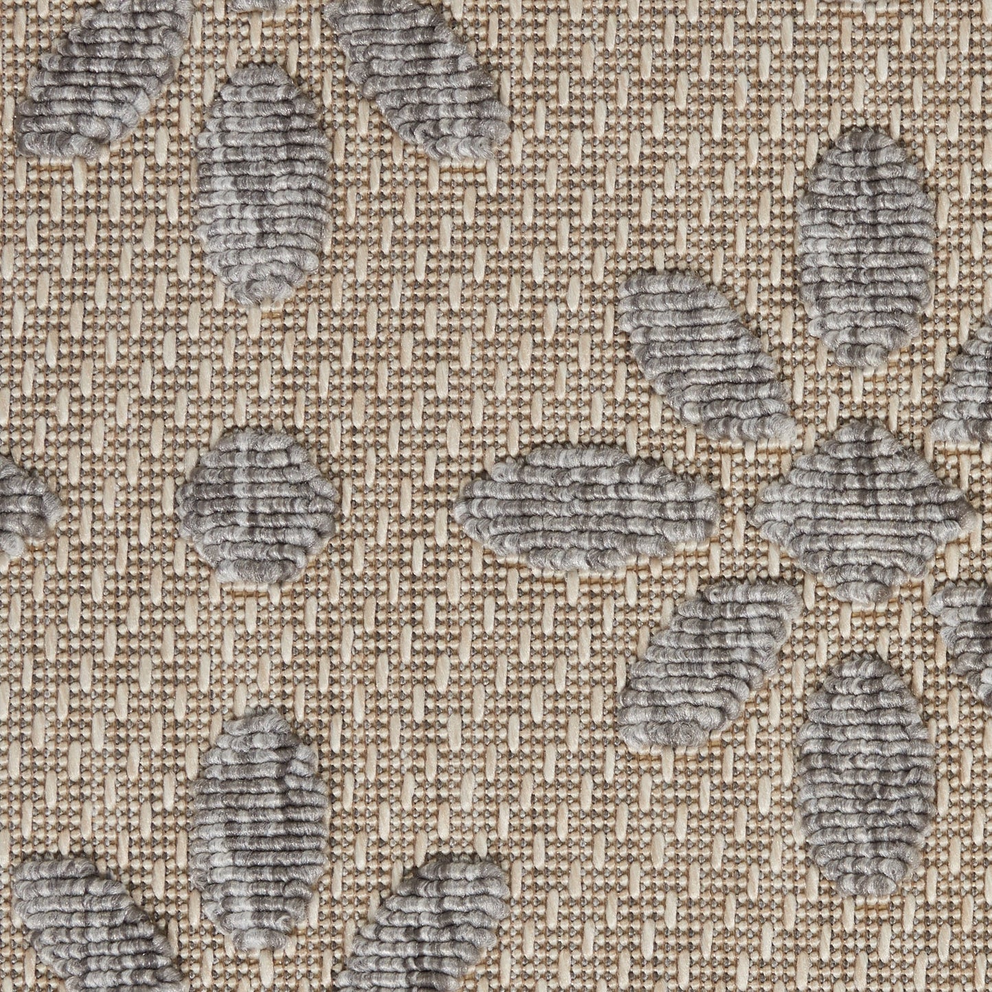 Tapis d'intérieur/extérieur Nourison Palamos à motif floral moderne et géométrique à hauteur variable