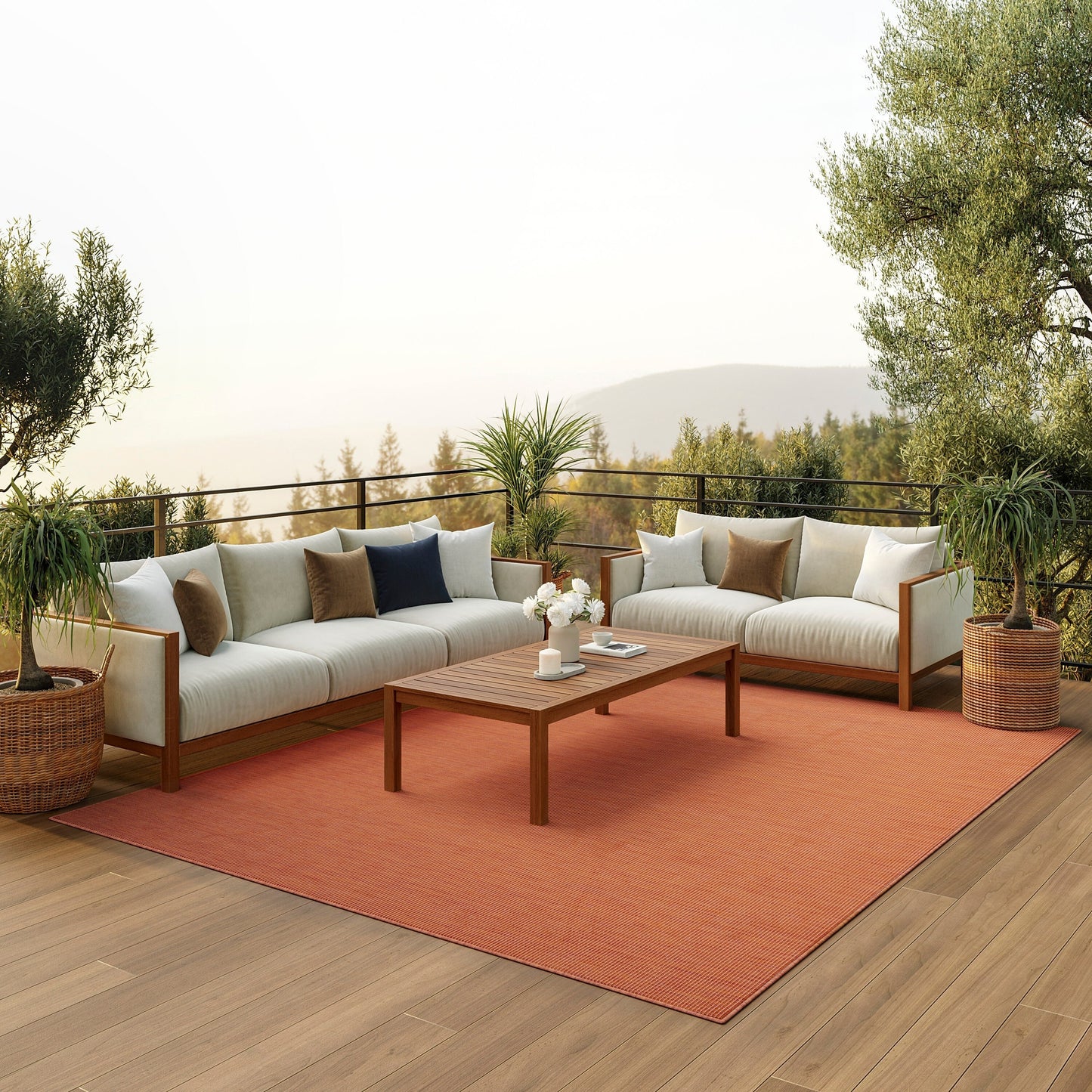 Tapis Nourison Positano Casual Moderne Intérieur/Extérieur