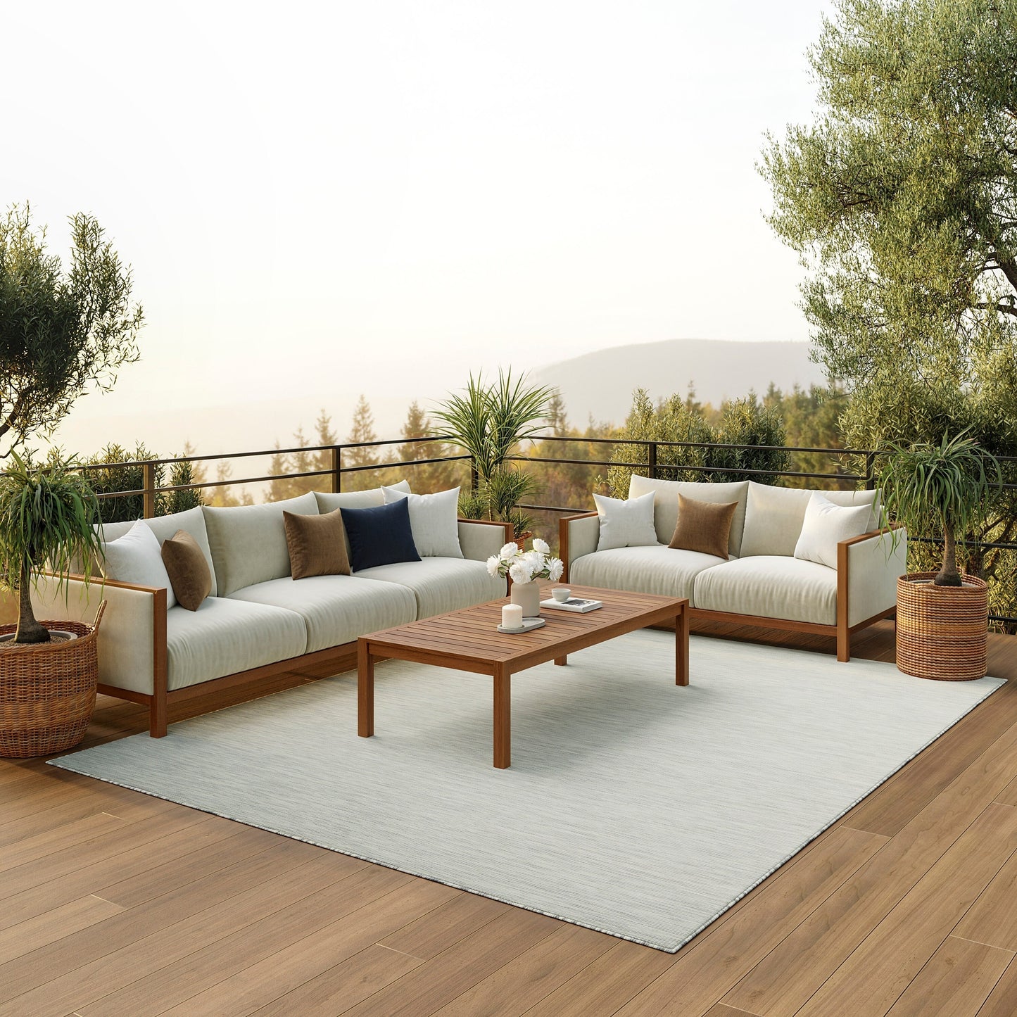 Tapis Nourison Positano Casual Moderne Intérieur/Extérieur