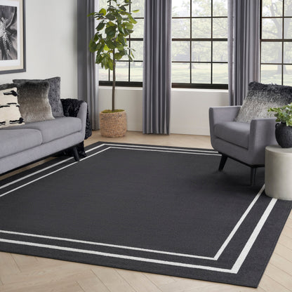 Tapis d'intérieur/extérieur uni Nourison Sandy