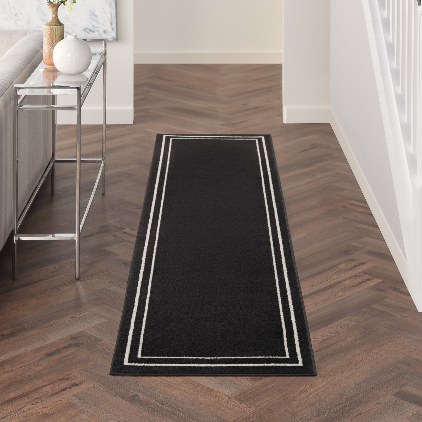 Tapis d'intérieur/extérieur uni Nourison Sandy