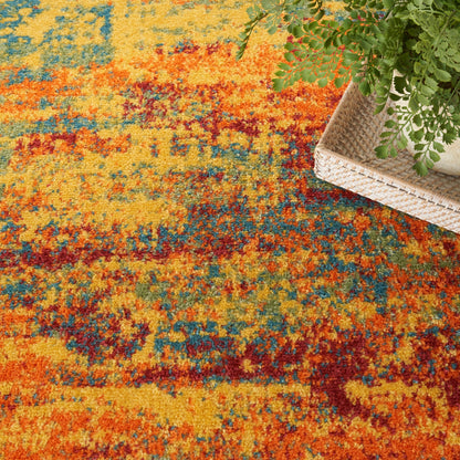 Tapis d'intérieur/extérieur abstrait Nourison Sandy