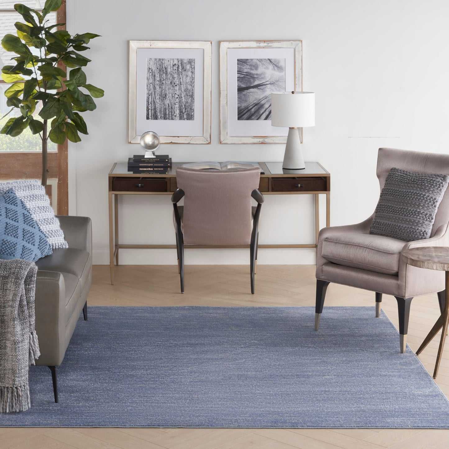 Tapis d'intérieur/extérieur Nourison moderne et uni