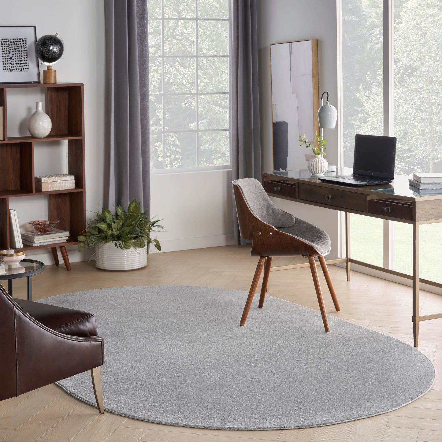 Tapis d'intérieur/extérieur Nourison moderne et uni