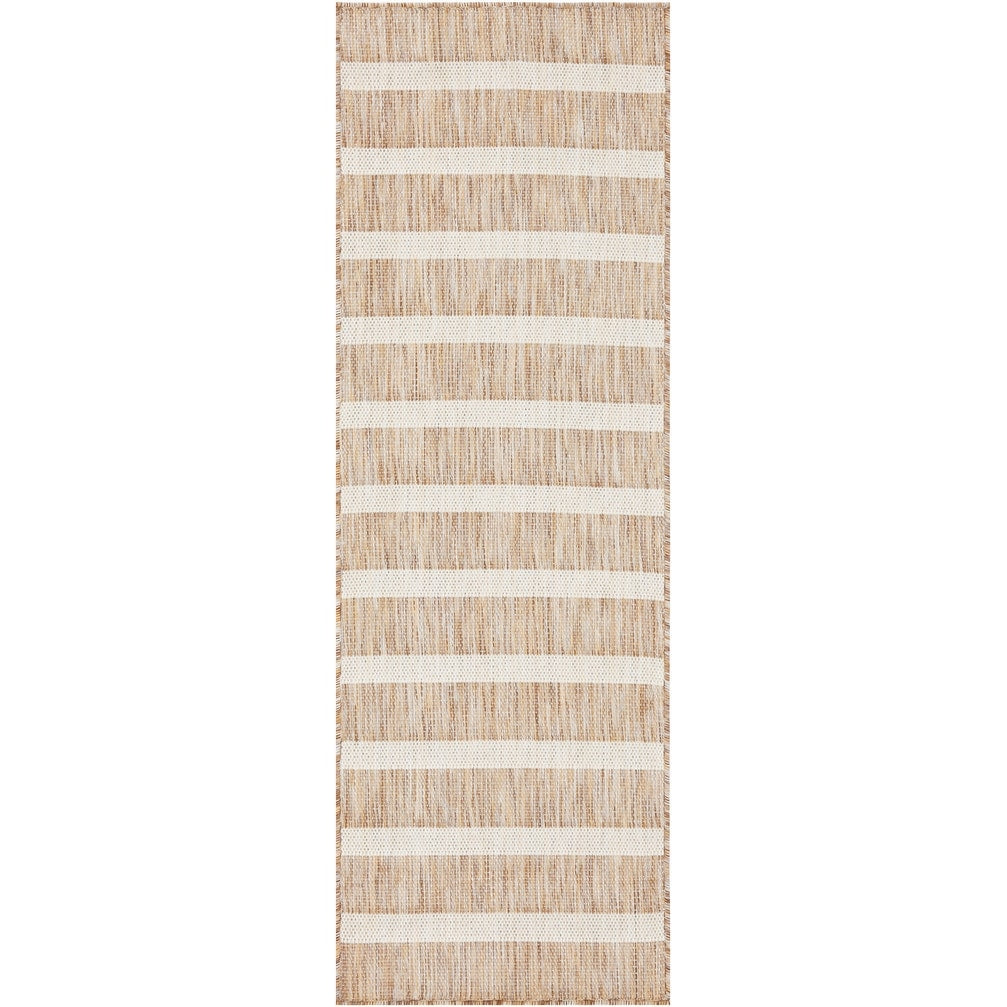 Tapis rayé d'intérieur/extérieur Nourison Selerno.