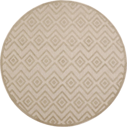 Tapis Nourison polyvalent pour intérieur/extérieur à tissage plat géométrique