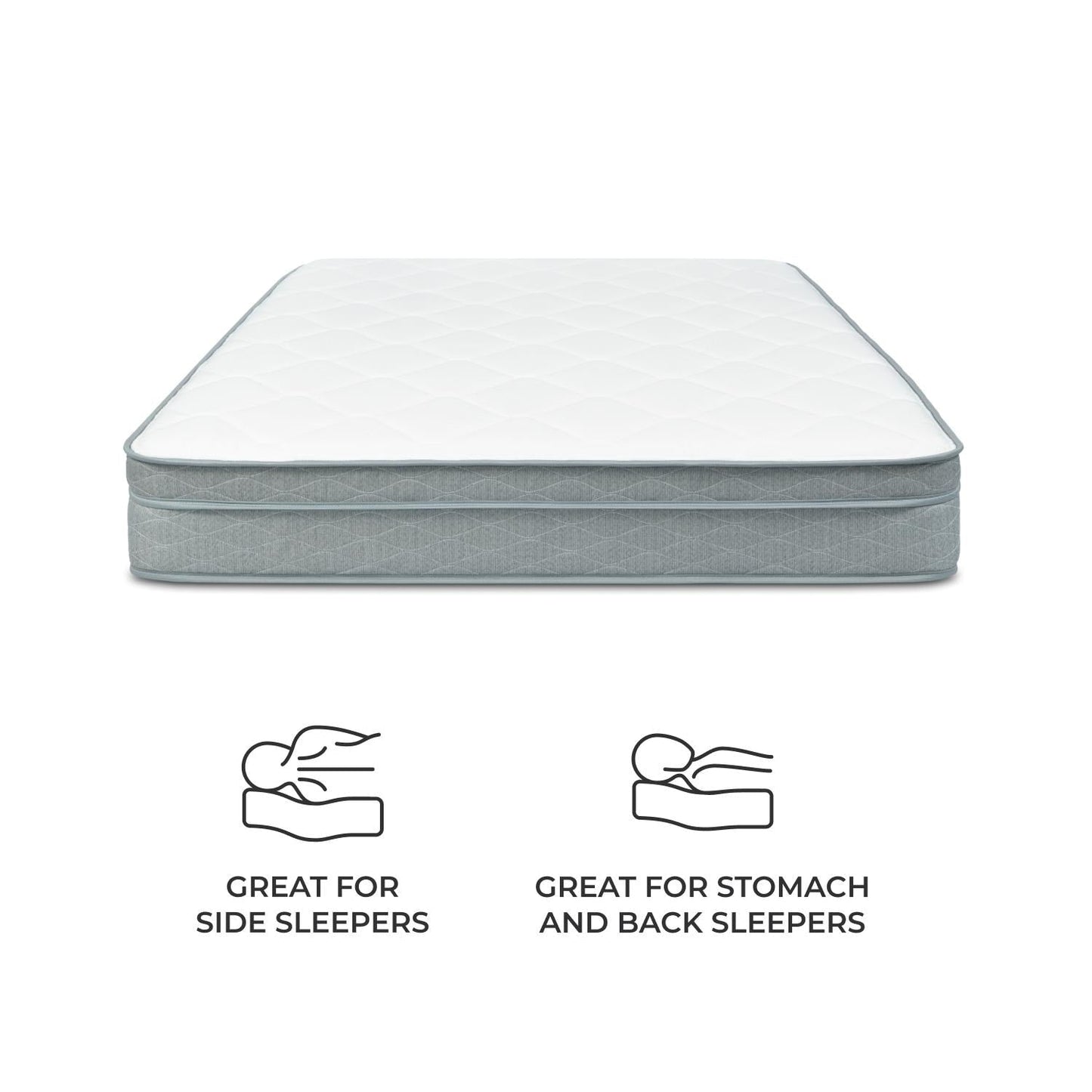 Matelas NuForm 9 à fermeté moyenne Eurotop