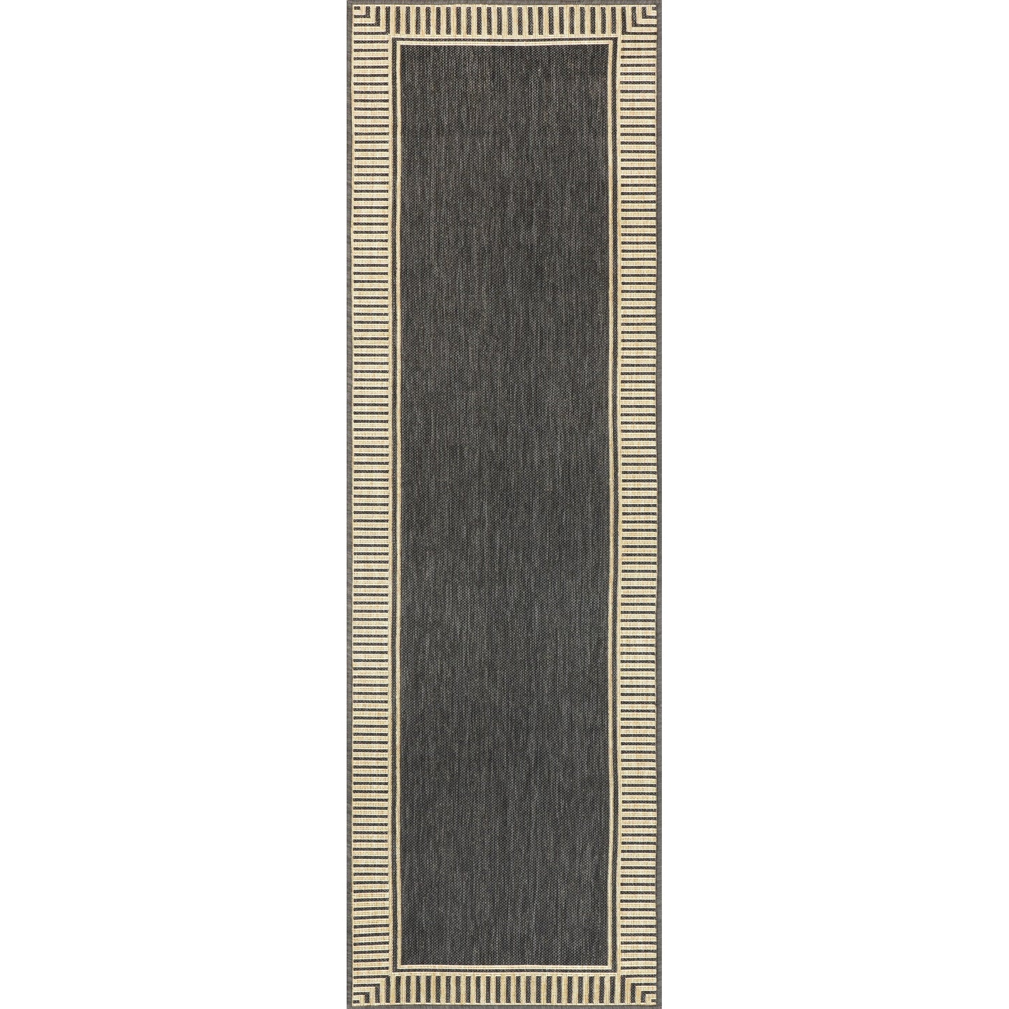 Tapis d'intérieur/extérieur Nuloom Leah Classic à bordures