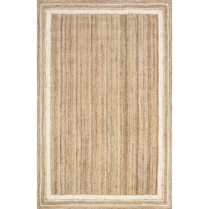 Tapis de sol Nuloom Rikki Coastal en jute tressé