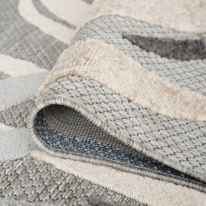 Tapis d'intérieur/extérieur à motif floral côtier Origin.