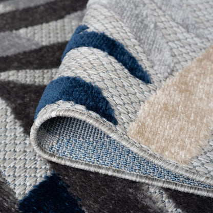 Tapis d'intérieur/extérieur à motif floral côtier Origin.