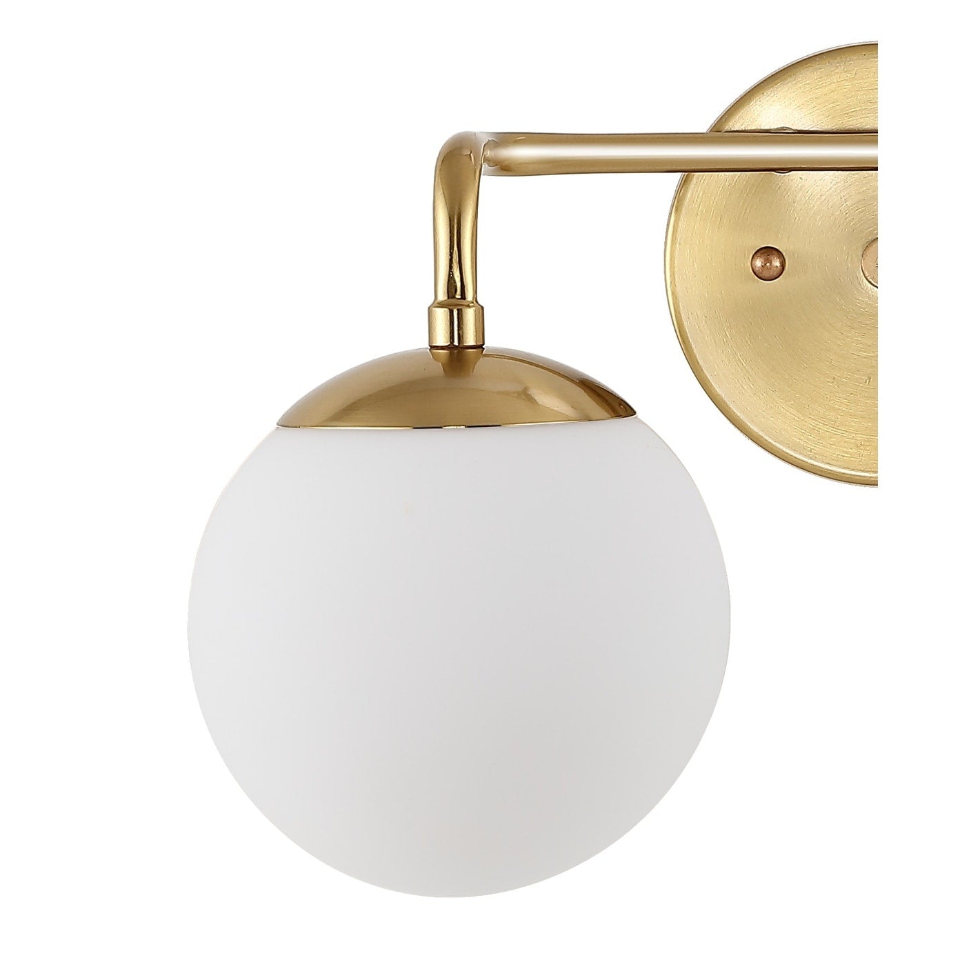 Meuble-lavabo moderne Globe en métal et verre dépoli avec éclairage LED, par JONATHAN Y