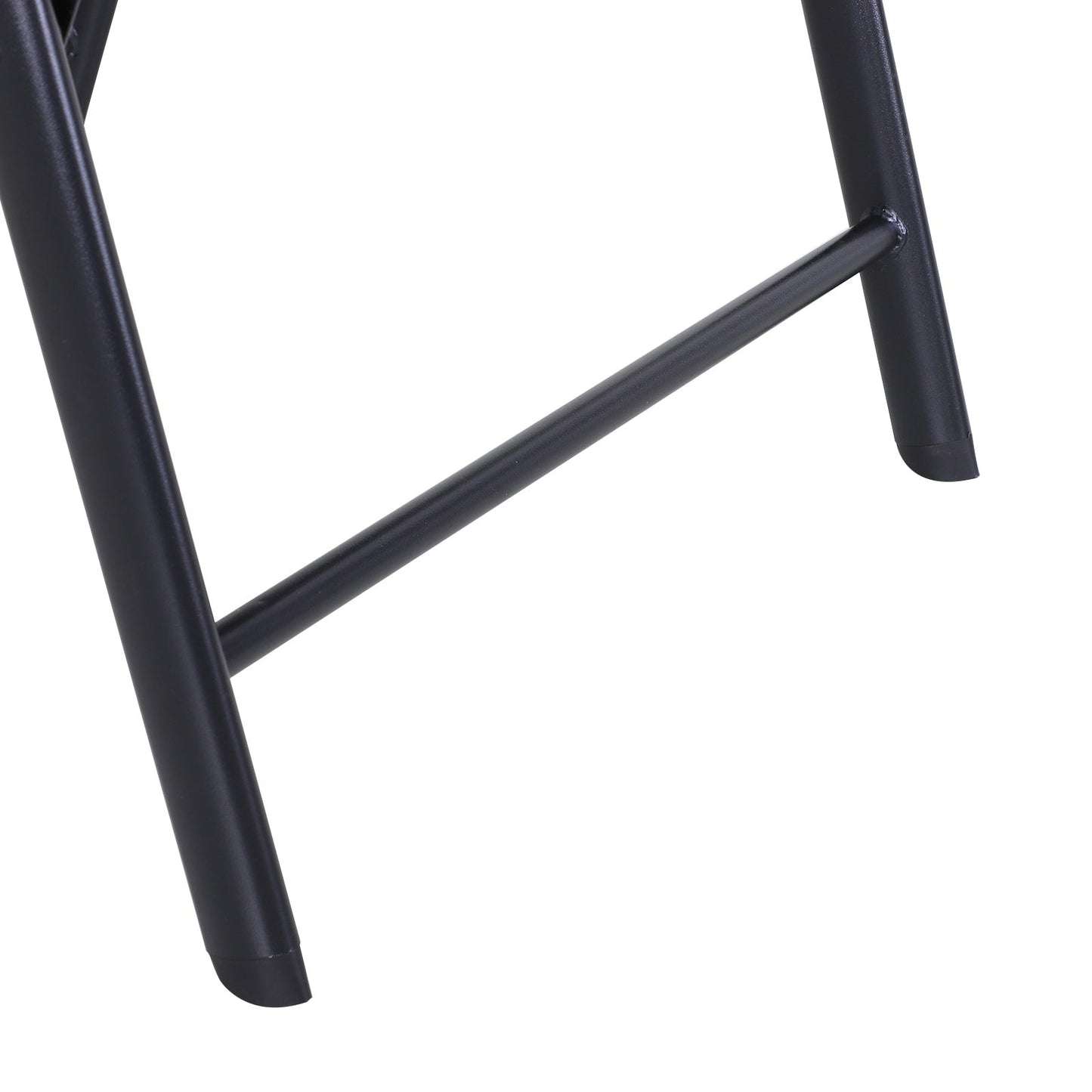 Ensemble de 4 chaises de patio pliantes Outsunny au design simple et élégant, confortables pour la terrasse, le jardin, la cour et les voyages.