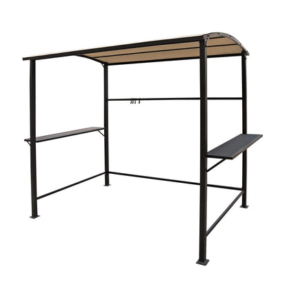 Abri barbecue extérieur en acier de 1,5 m x 2,4 m