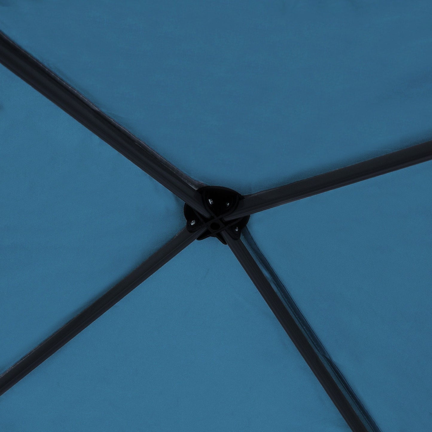 Chapiteau pliant robuste Outsunny 3 m x 3 m avec filets latéraux amovibles, montage facile, idéal pour les fêtes en extérieur.