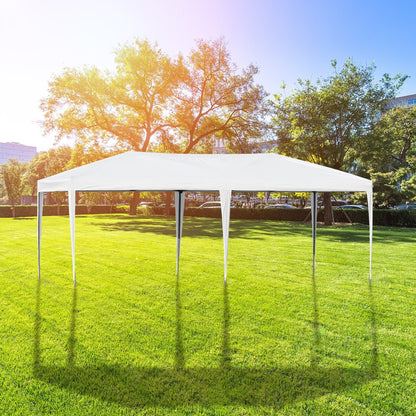 Auvent pliable robuste Outsunny avec structure solide, toit anti-UV et sac de transport pour terrasse, jardin, plage, etc.