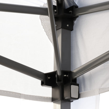 Auvent pliable robuste Outsunny avec structure solide, toit anti-UV et sac de transport pour terrasse, jardin, plage, etc.