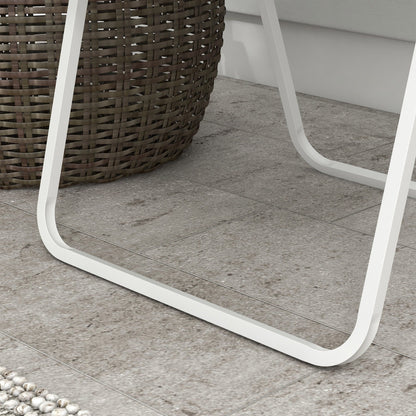 Ensemble de 4 chaises pliantes de patio Outsunny, chaises de camping classiques, chaises de jardin portables pour le camping