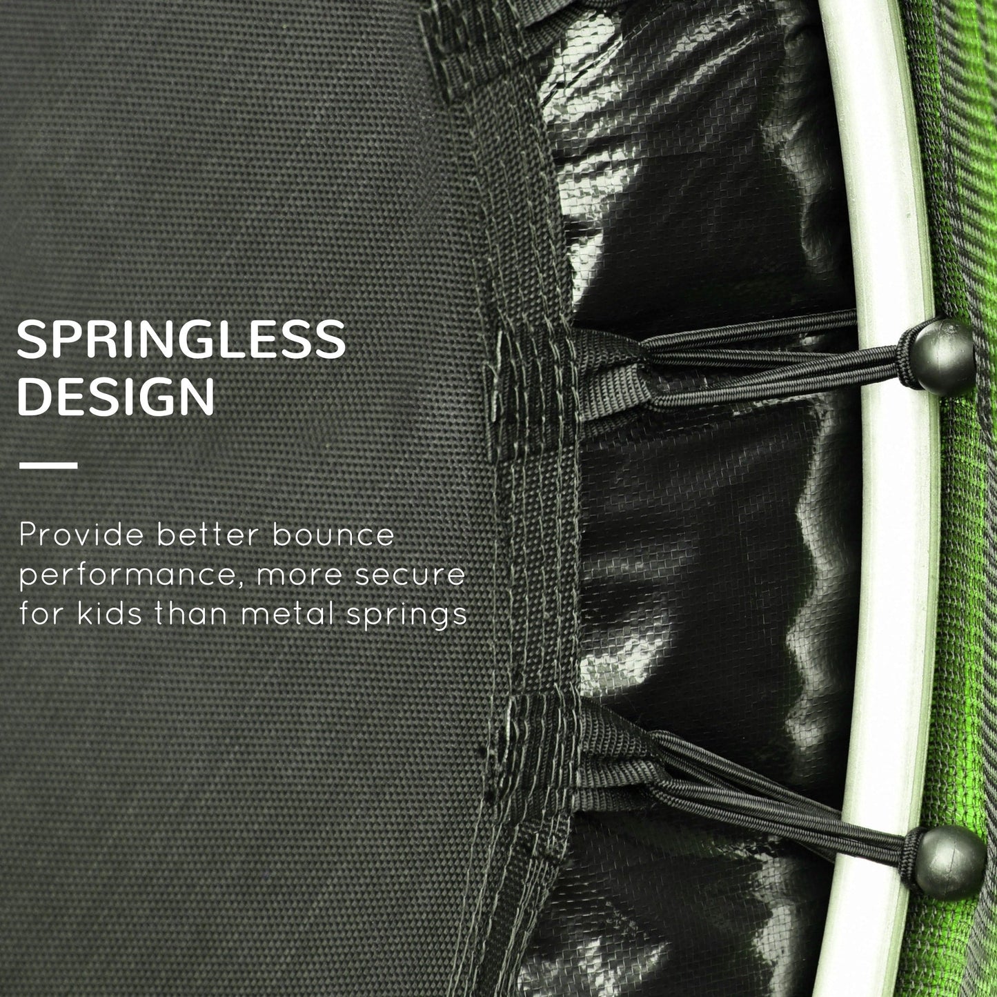 Trampoline Outsunny pour enfants de 1,5 m de diamètre avec filet, pour l'intérieur et l'extérieur, de 3 à 6 ans