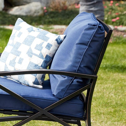 Ensemble de salon de jardin PATIO FESTIVAL 6 pièces 4 places avec coussins