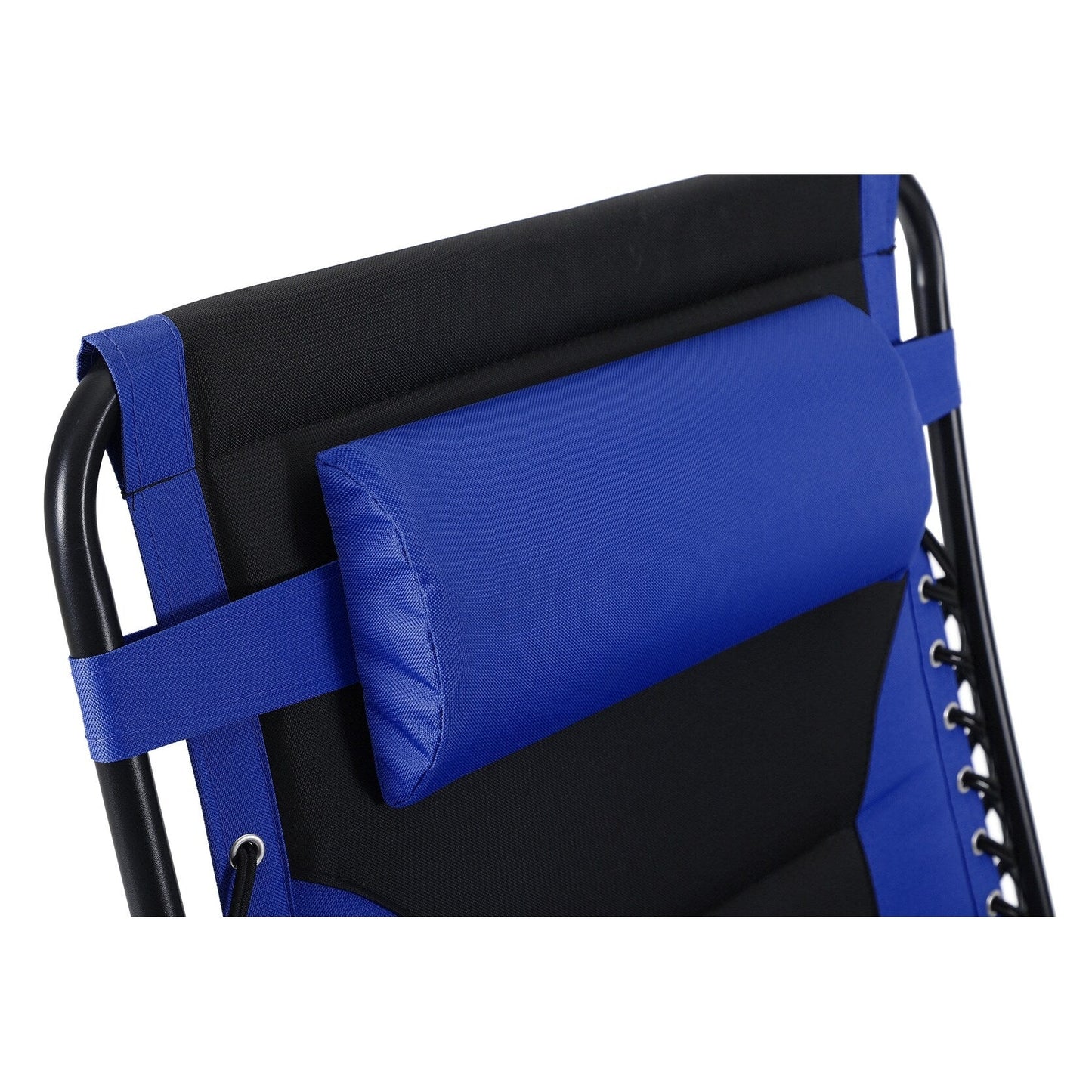 Fauteuil lounge XL surdimensionné rembourré zéro gravité avec accoudoirs plus larges, inclinable et porte-gobelet - Non disponible