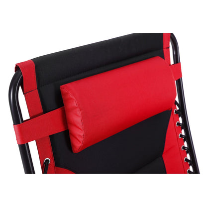 Fauteuil lounge XL surdimensionné rembourré zéro gravité avec accoudoirs plus larges, inclinable et porte-gobelet - Non disponible