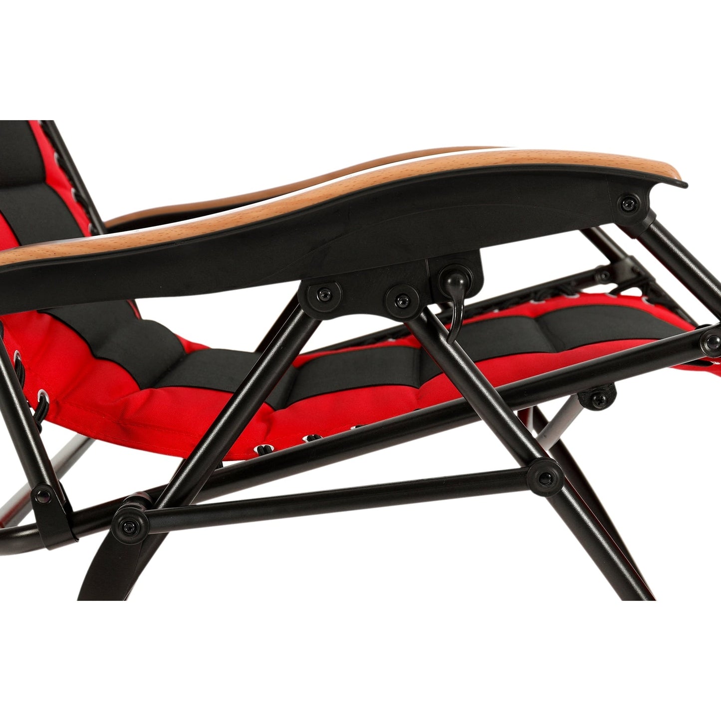 Fauteuil lounge XL surdimensionné rembourré zéro gravité avec accoudoirs plus larges, inclinable et porte-gobelet - Non disponible