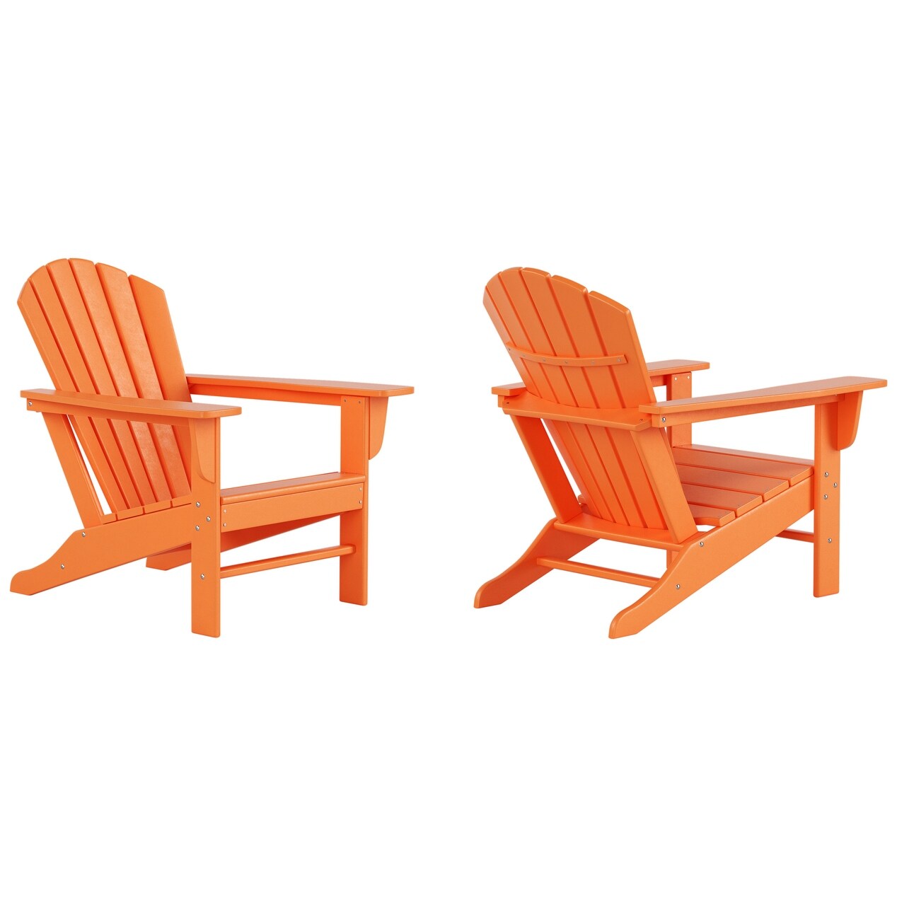 Chaises Adirondack de patio Polytrends Altura Outdoor écologiques et résistantes aux intempéries (ensemble de 2)