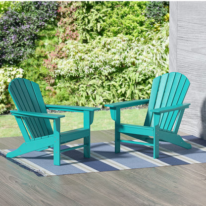 Chaises Adirondack de patio Polytrends Altura Outdoor écologiques et résistantes aux intempéries (ensemble de 2)
