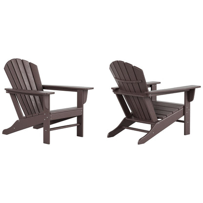 Chaises Adirondack de patio Polytrends Altura Outdoor écologiques et résistantes aux intempéries (ensemble de 2)