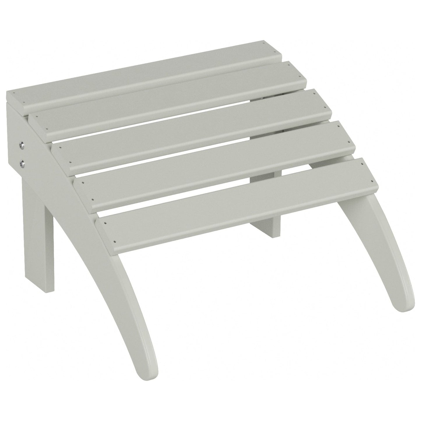 Chaise Adirondack pliable d'extérieur Polytrends Laguna HDPE résistante aux intempéries avec repose-pieds (ensemble de 2 pièces)