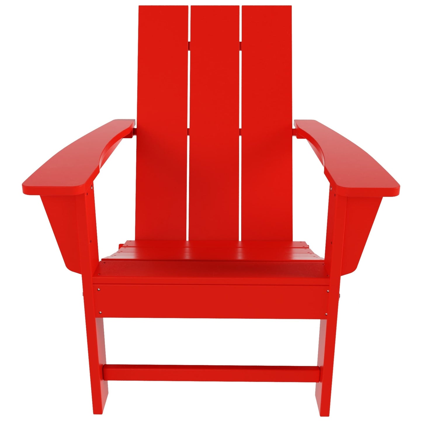 Chaise Adirondack pliante Polytrends Shoreside, moderne, écologique et résistante aux intempéries, pour usage commercial et résidentiel.