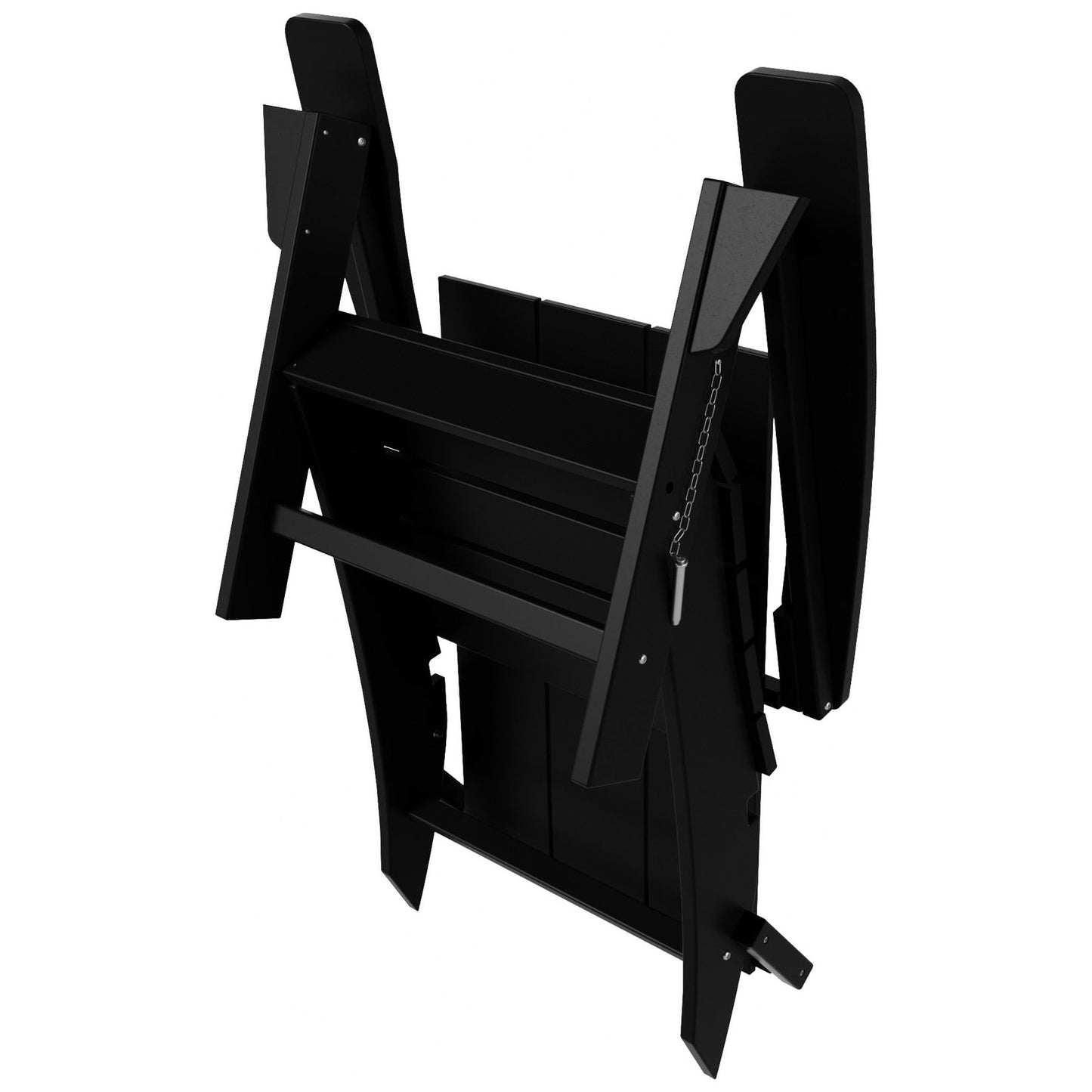 Chaise Adirondack pliante Polytrends Shoreside, moderne, écologique et résistante aux intempéries, pour usage commercial et résidentiel.